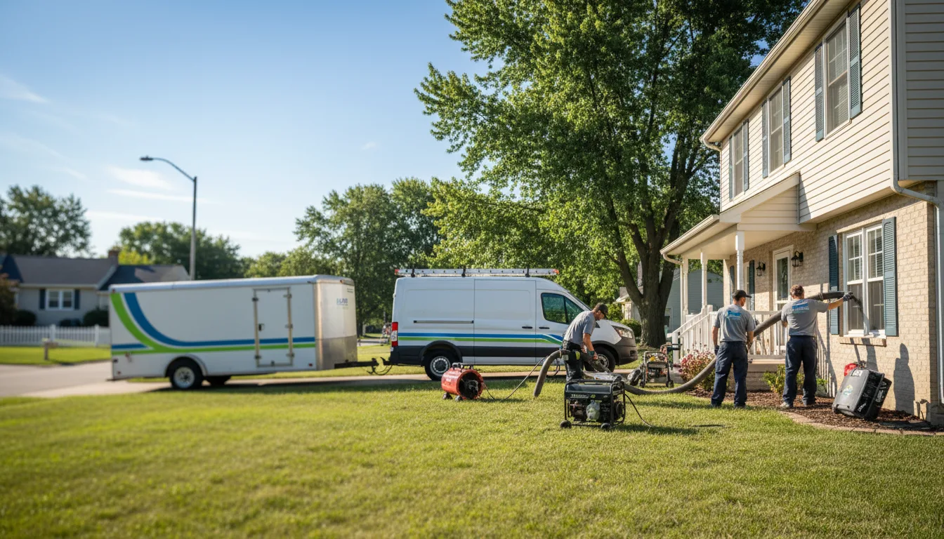 Flooded Basement Restoration And Cleanup With Repair in Minden, IA near me